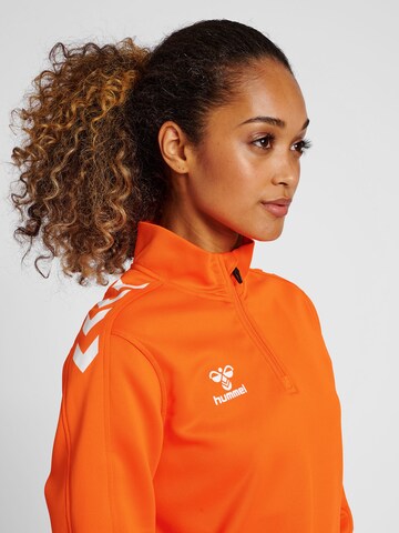 Hummel Sports sweatshirt in Orange