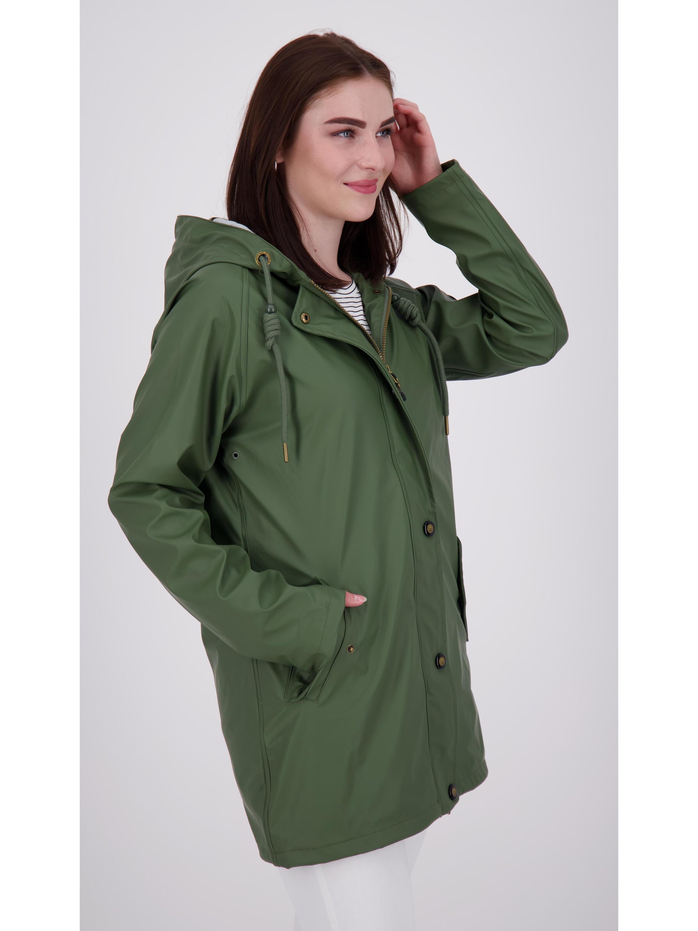 ankerglut Funktionsmantel 'Friesennerz HEAVN WMN'‌‌‌‌‌‌‌‌‌‌ in Grün