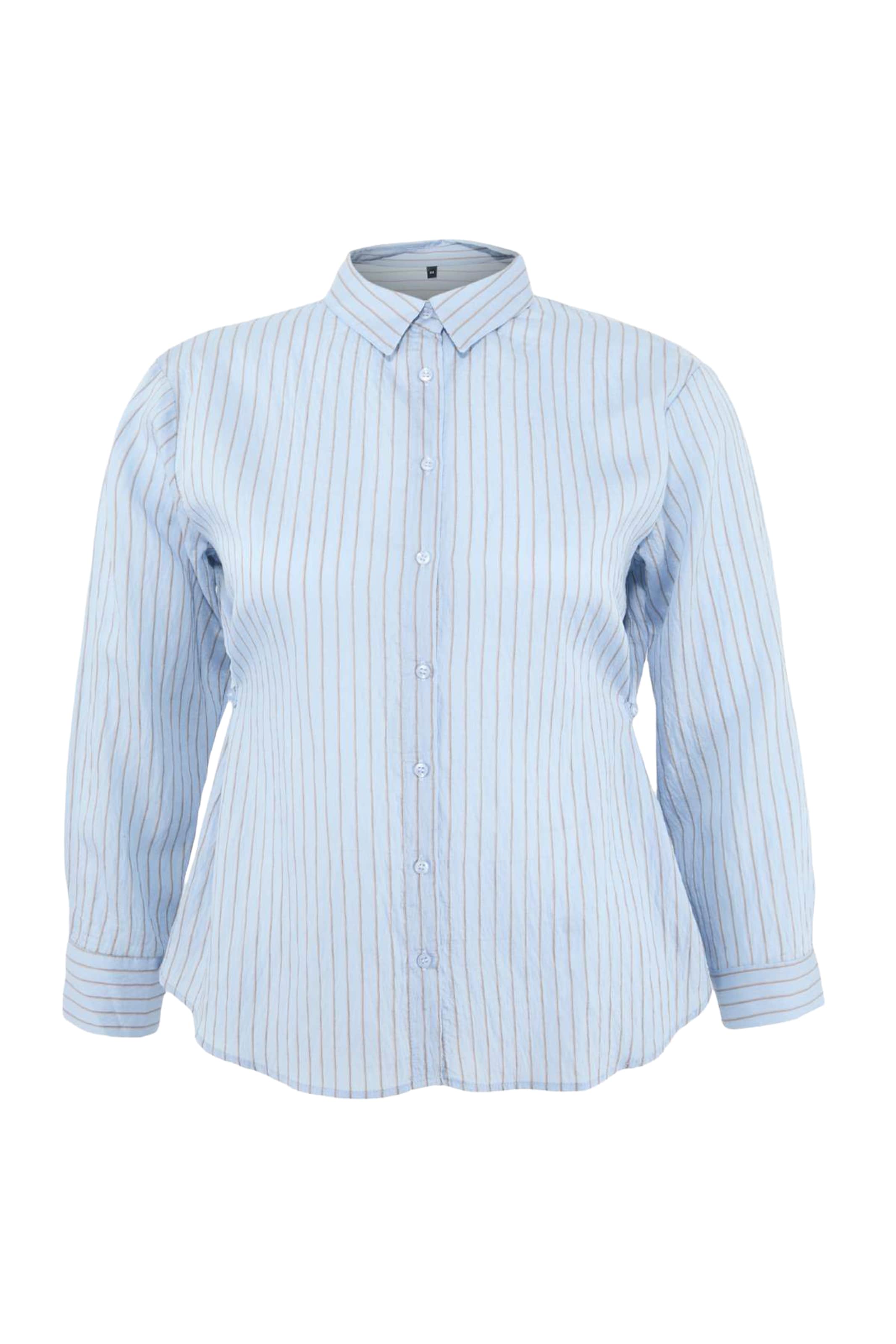 Trendyol Curve - Blusa en azul: frente