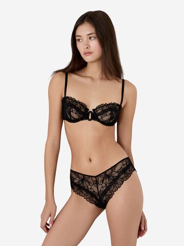 ETAM Balconette Rintaliivi 'Hedonisme' värissä musta