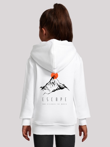 Pull-over 'Escape Discover the World Mountain' F4NT4STIC en blanc : devant