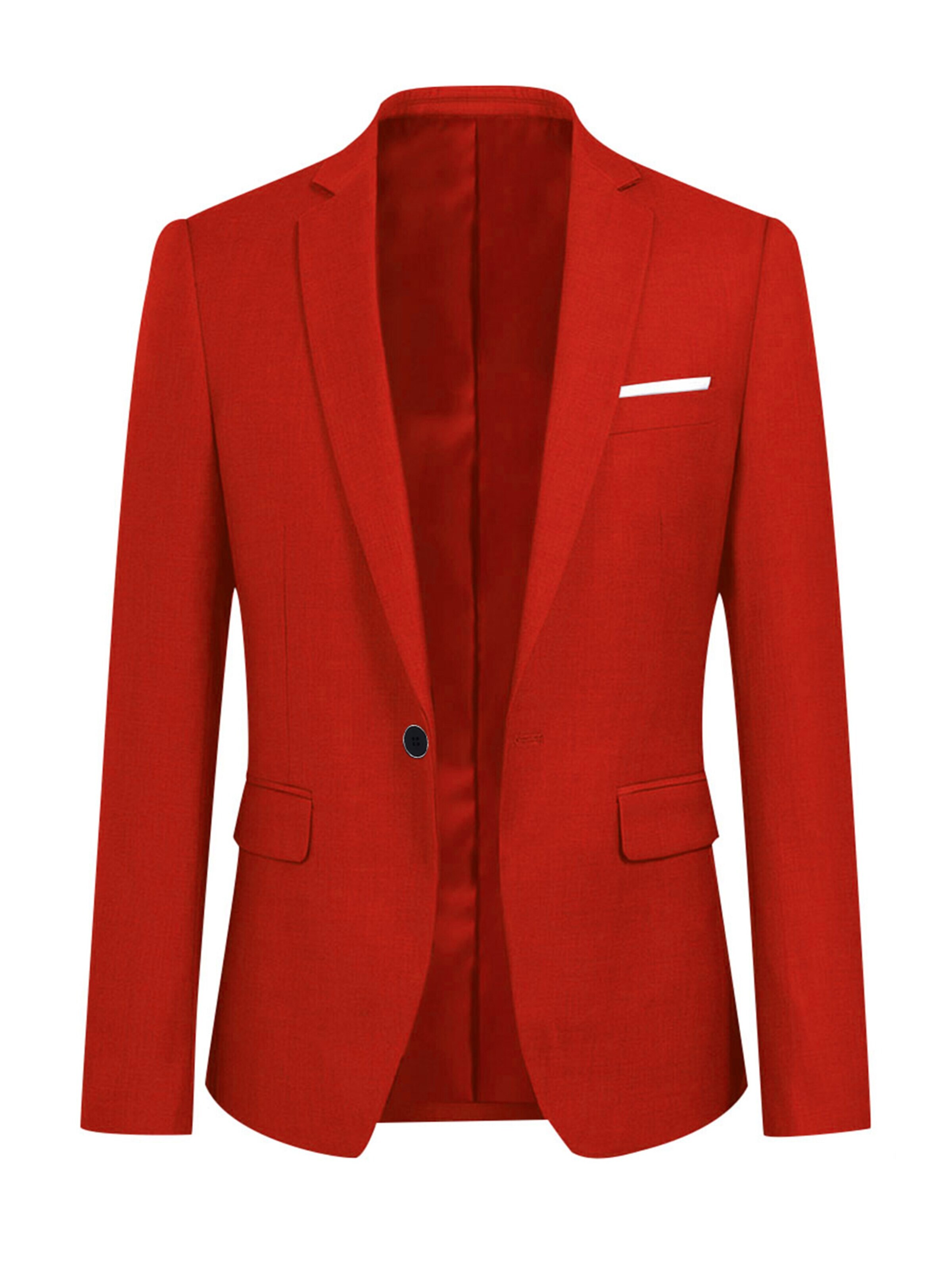 YOUTHUP Slim fit Suit 'Cado' in Red