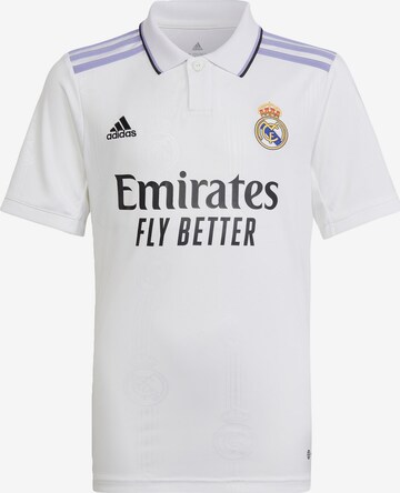 ADIDAS PERFORMANCE Performance Shirt 'Real Madrid 22/23' in White: front