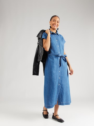 s.Oliver Shirt dress in Blue: front