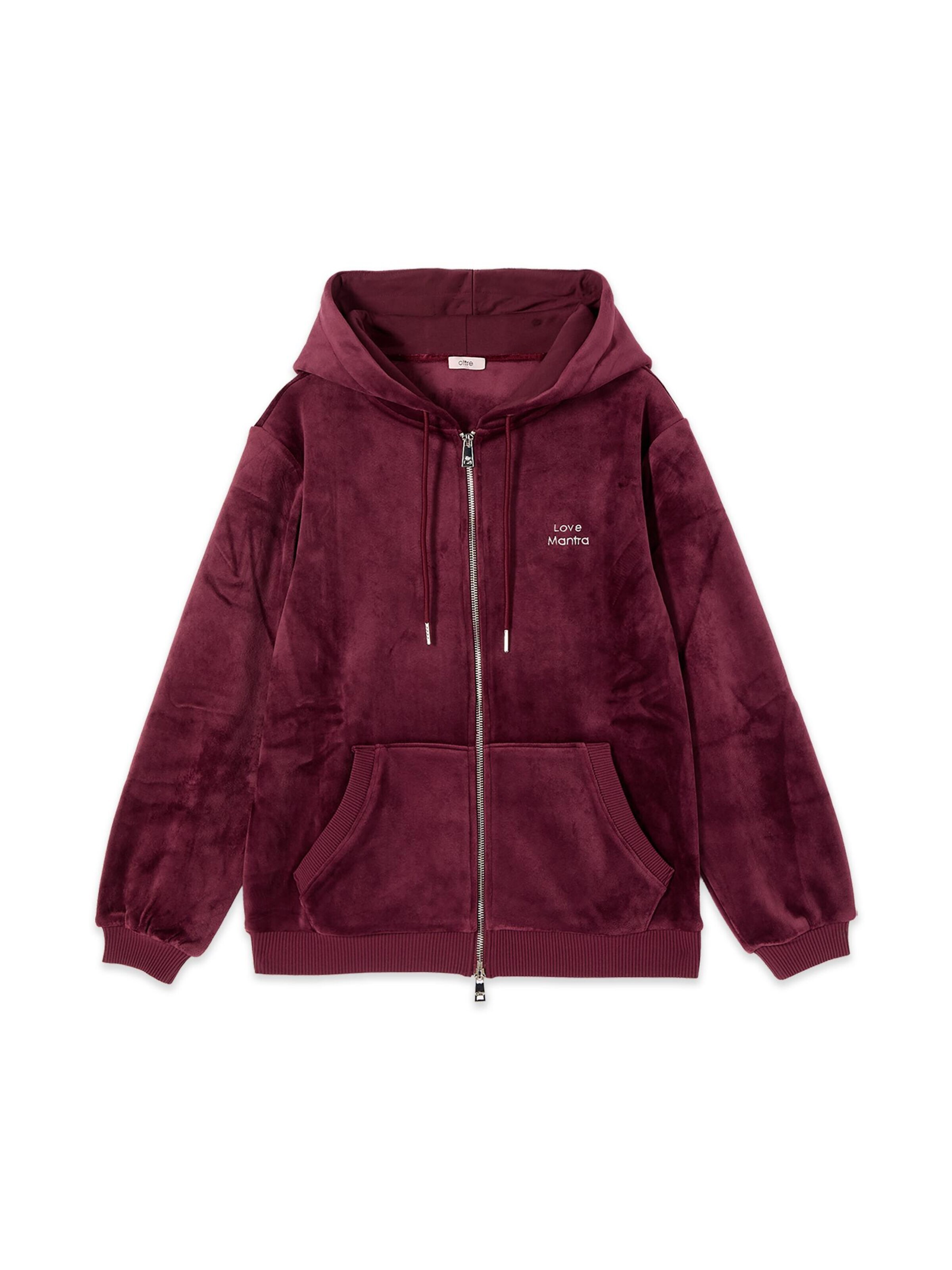 oltre - Sudadera con cremallera en rojo: frente