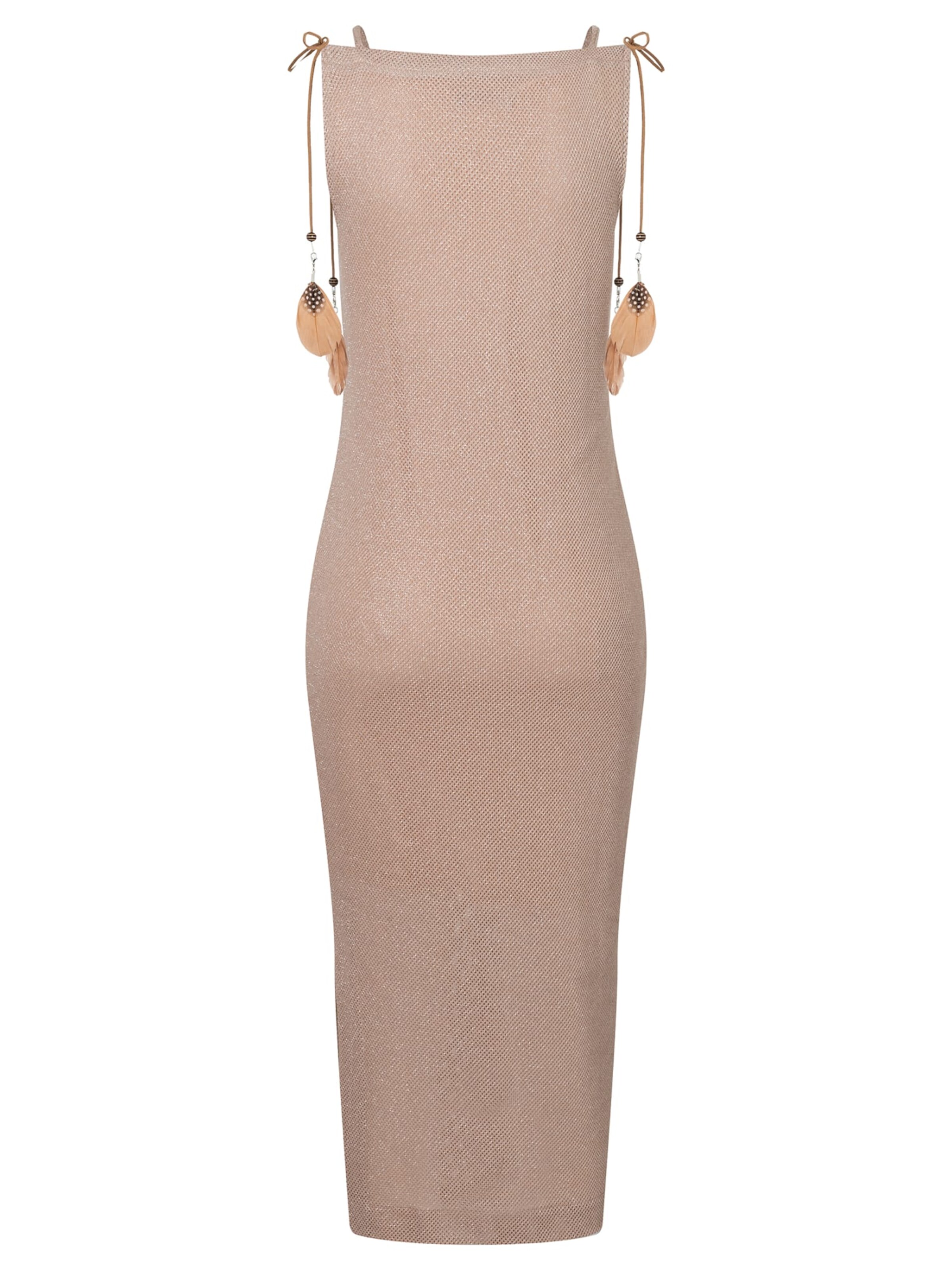 Ana Alcazar Strickkleid ' Danis ' in Beige
