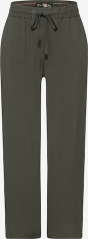 CECIL Loose fit Trousers in Green: front