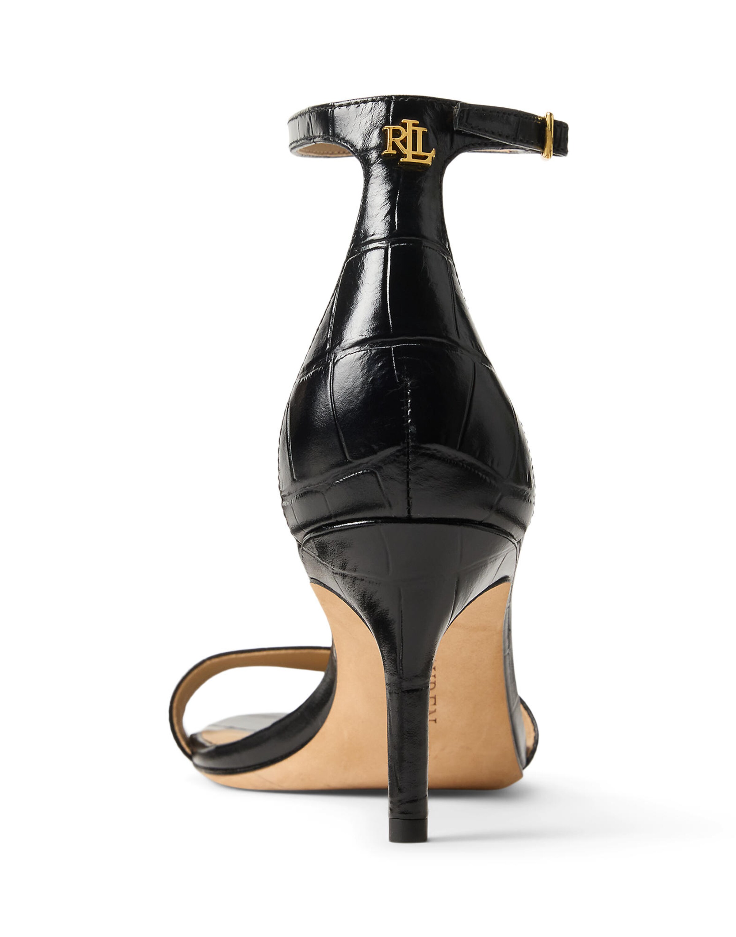 Lauren Ralph Lauren Remienkové sandále 'ALLIE' - Čierna