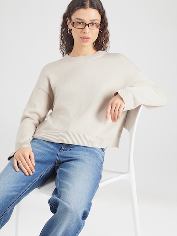 Calvin Klein Jeans Trui in Bruin: voorkant