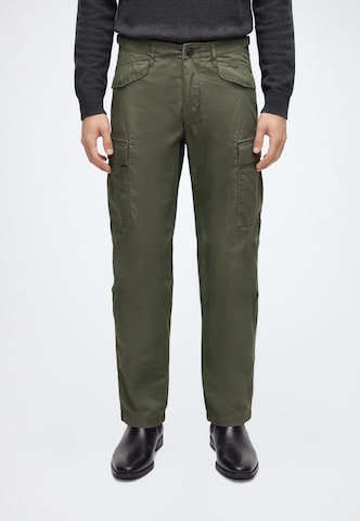 Vintage Industries - regular Pantalón cargo 'Miller' en verde: frente