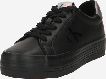 Calvin Klein Jeans Sneakers in Black: front