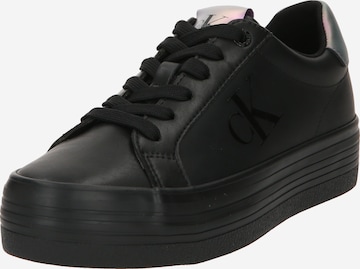 Calvin Klein Jeans Platform trainers in Black: front