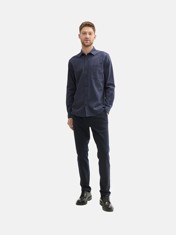 TOM TAILOR Regular fit Overhemd in Blauw