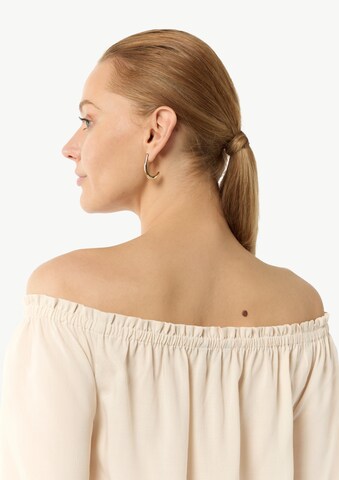 COMMA Blouse ' Carmen ' in Beige