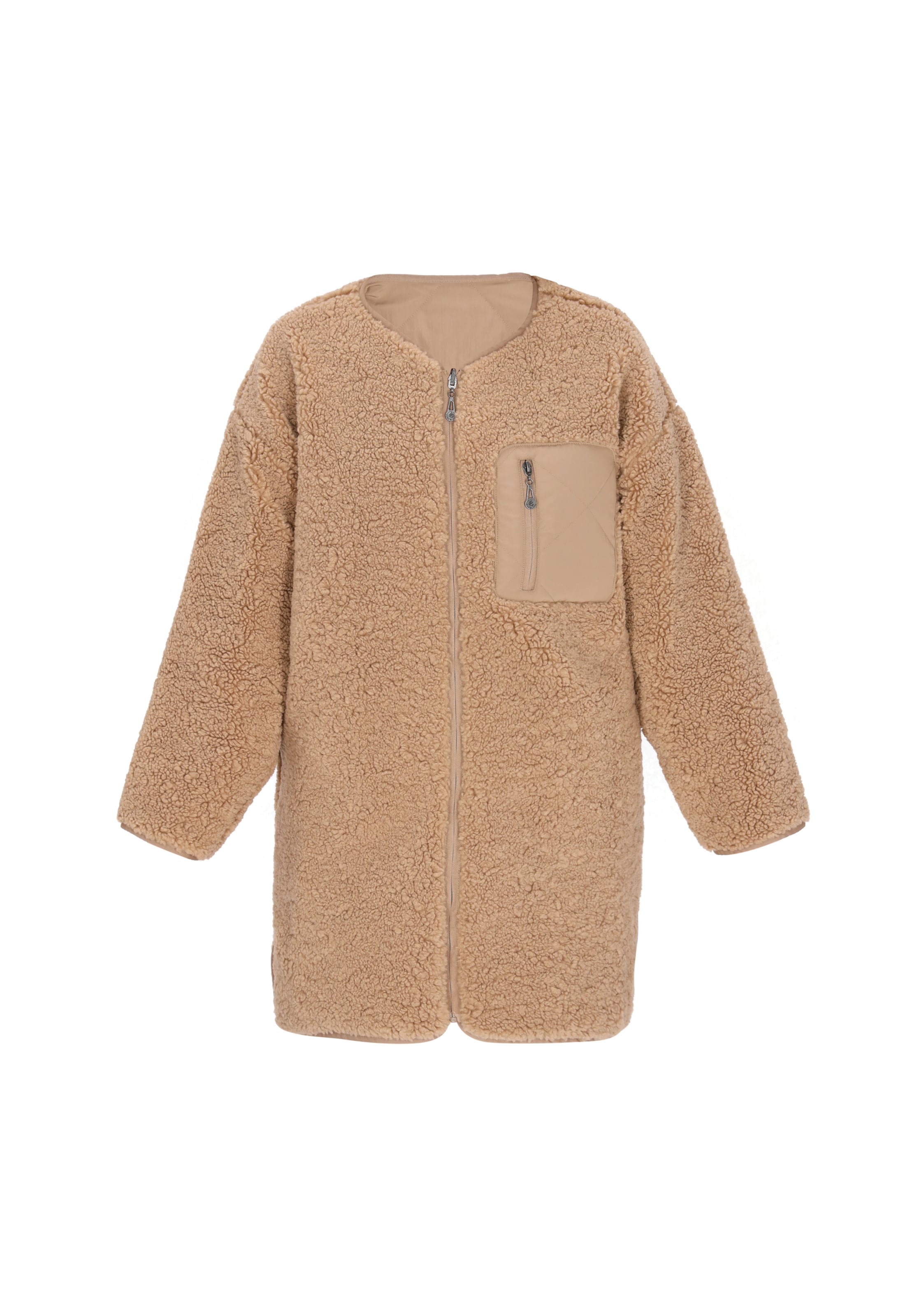 DreiMaster Maritim Φθινοπωρινό και ανοιξιάτικο μπουφάν σε μπεζ: μπροστά