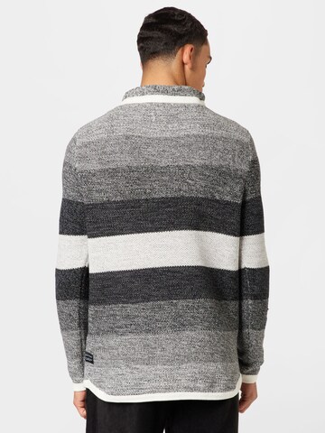 TOM TAILOR DENIM Sweater in Grey