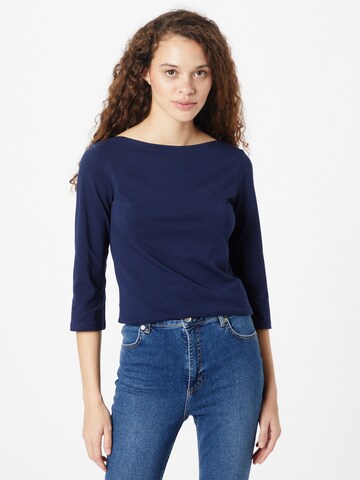 Karen Millen Shirt in Blauw: voorkant