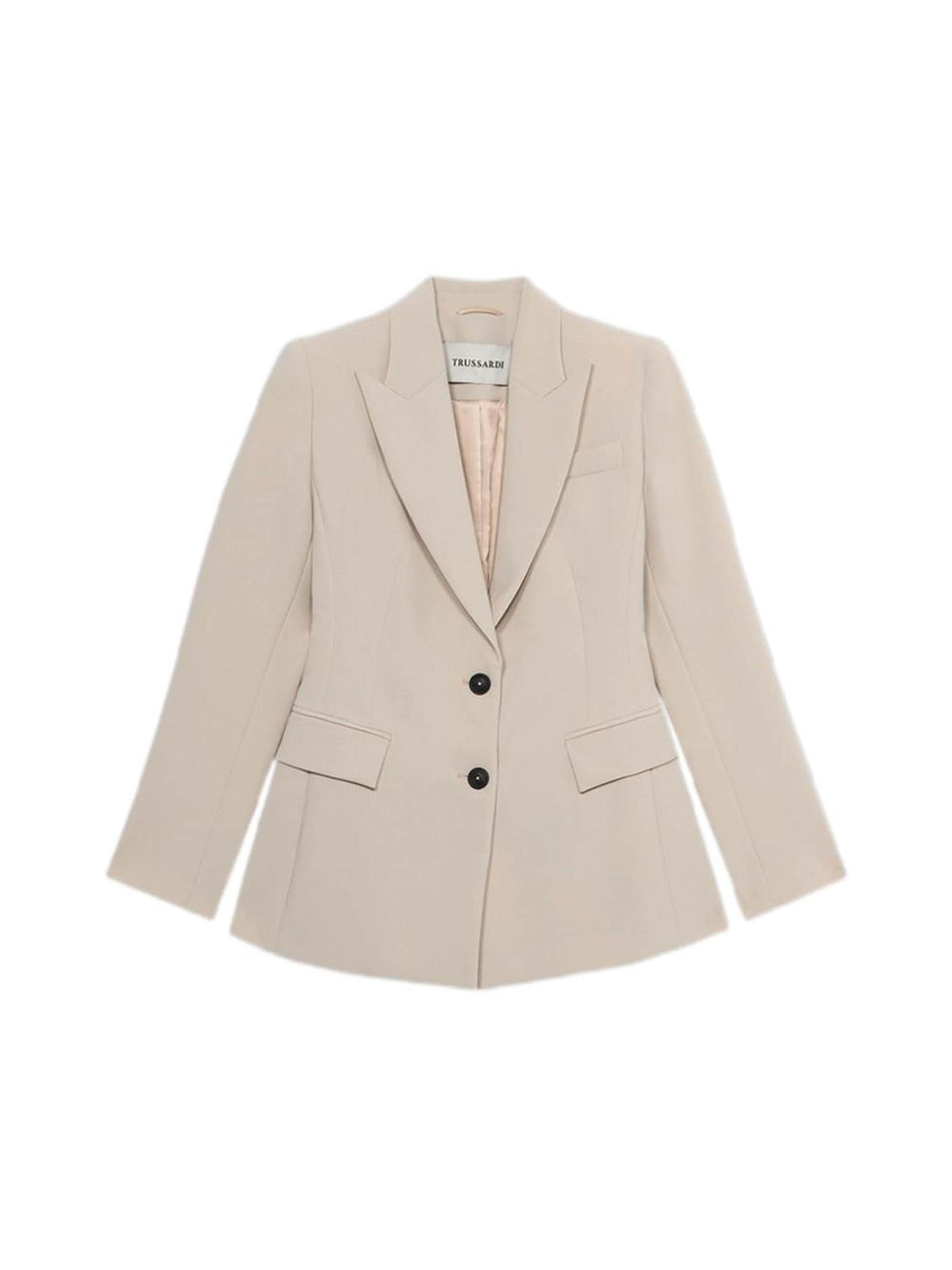 Blazer di Trussardi in beige: frontale