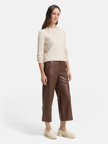 TOM TAILOR Loosefit Broek in Bruin