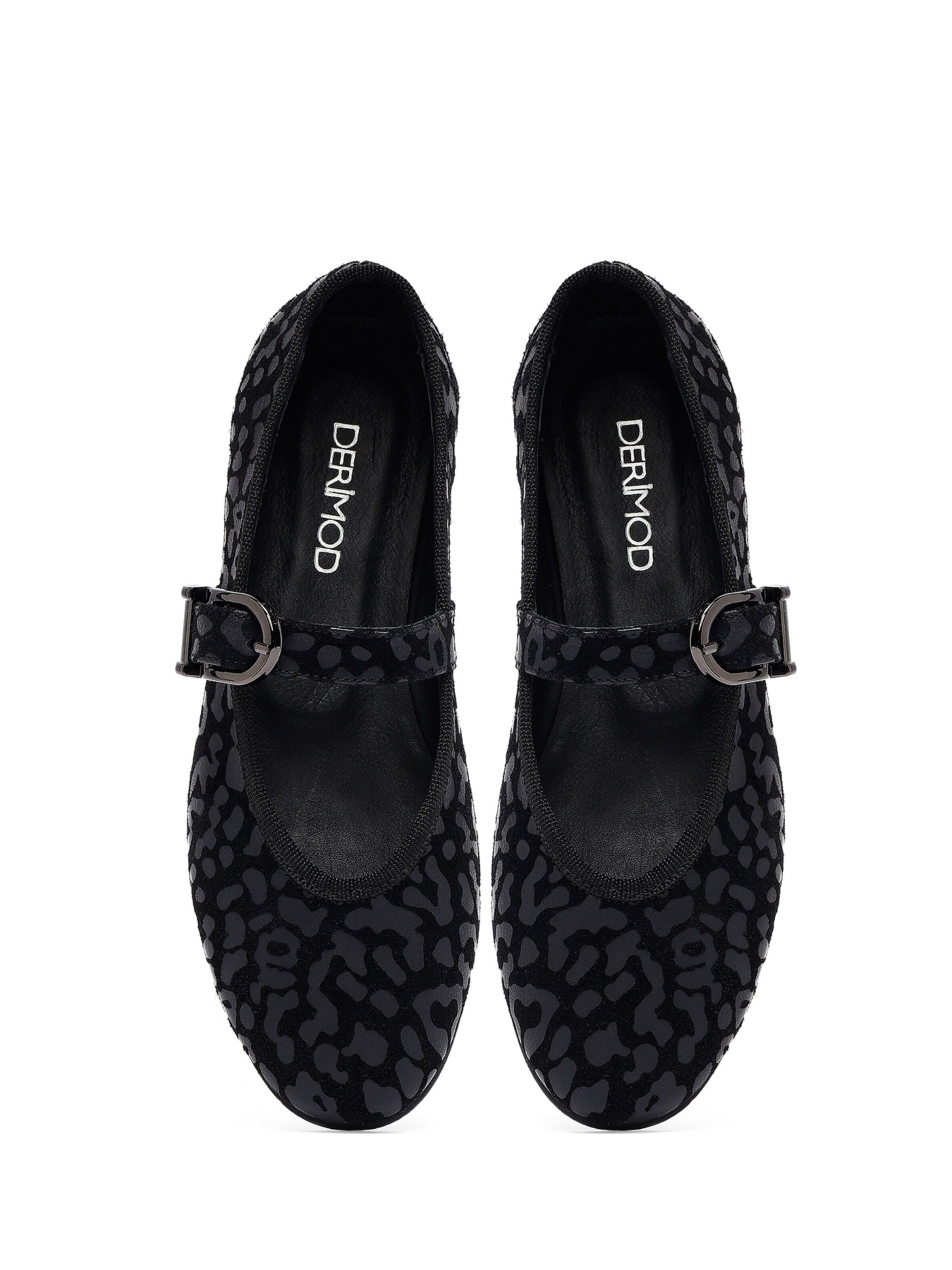 Ballerines à lanières Derimod en noir