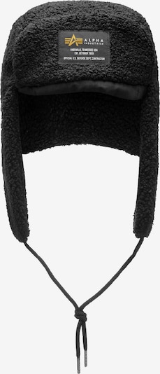 ALPHA INDUSTRIES Pipo värissä tummankeltainen / musta / valkoinen, Tuotenäkymä