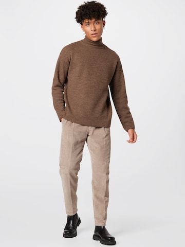 DRYKORN Sweater 'DRYKORN x ABOUT YOU NOLAN' in Brown