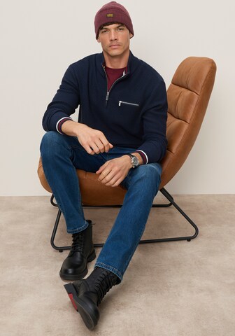 Bruno Banani LM Pullover in Blau