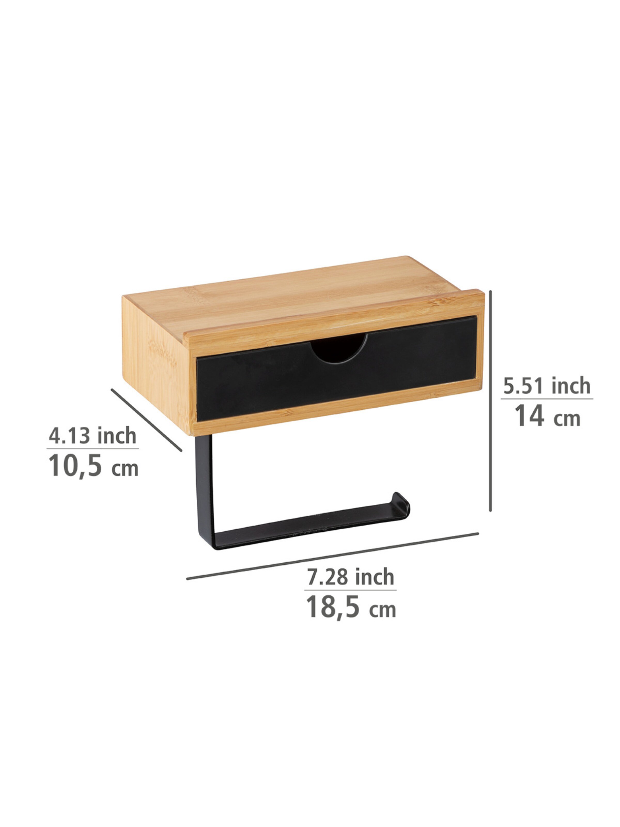 Wenko Toilettenpapierhalter in Mischfarben