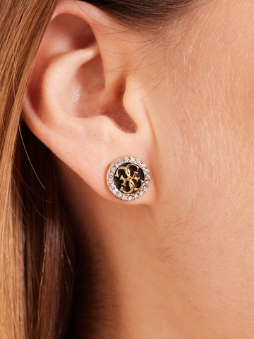 GUESS Earrings 'Life in 4G' in Gold: front