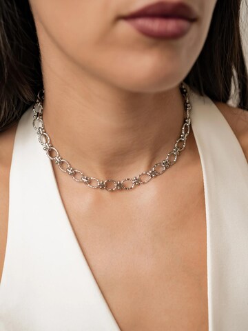 Collana 'Textured Link' di Hey Happiness in argento