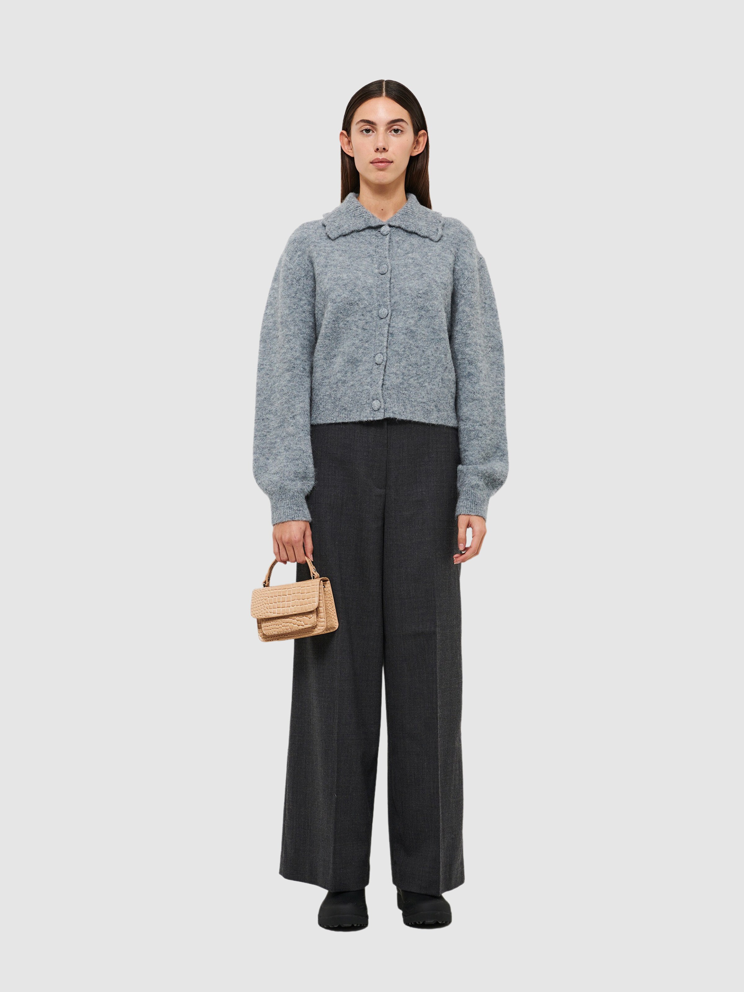 Frauen Taschen & Rucksäcke HVISK Handtasche 'RENEI TRACE' in Beige - NK17770 Frauen Taschen & Rucksäcke HVISK Handtasche 'RENEI TRACE' in Beige - NK17770