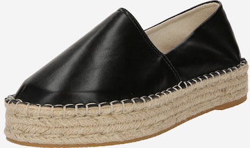 ABOUT YOU Espadrilles 'Larissa' in Zwart: voorkant