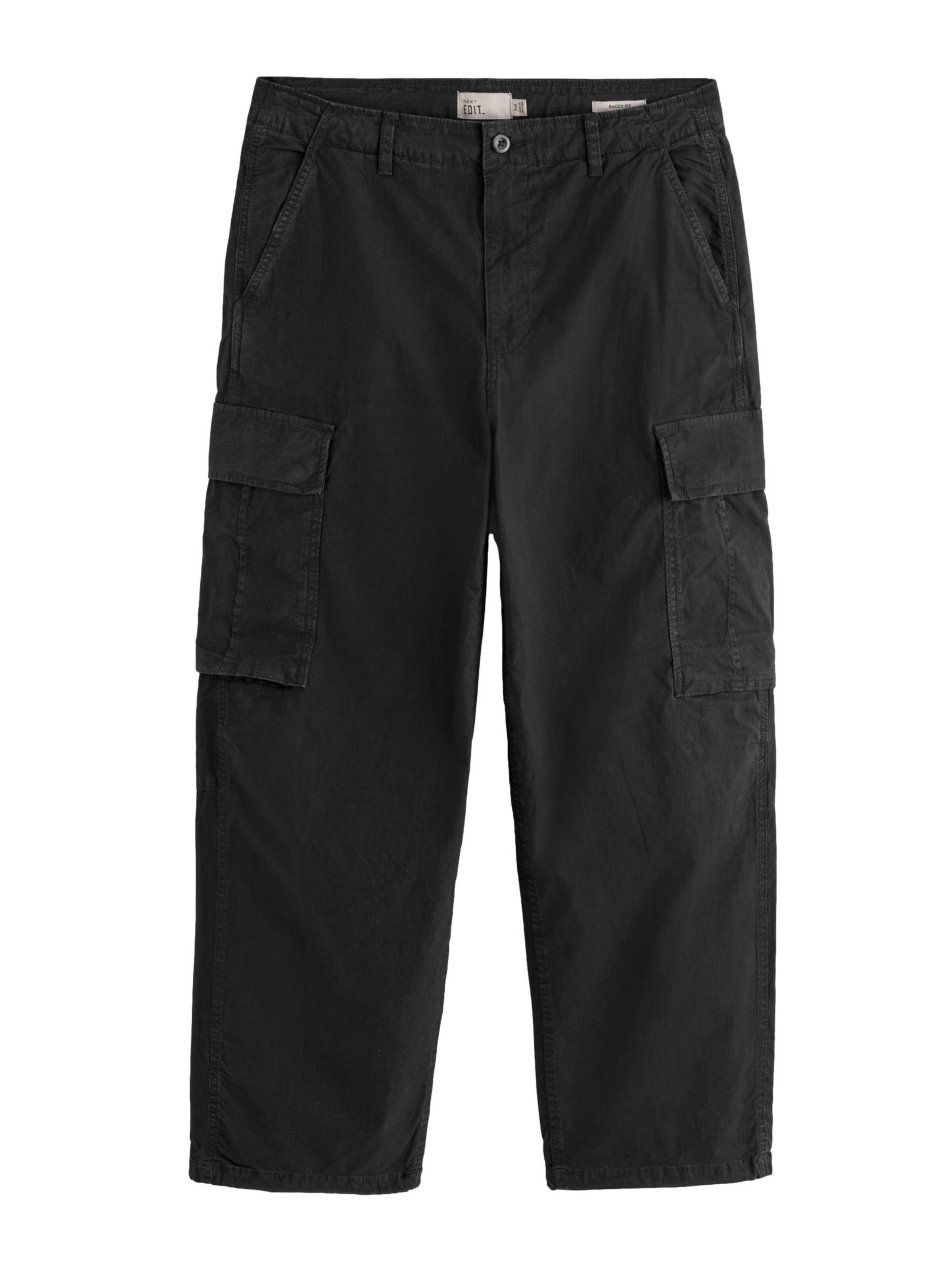 Next Baggy Cargobukser 'Edit' i sort: forside