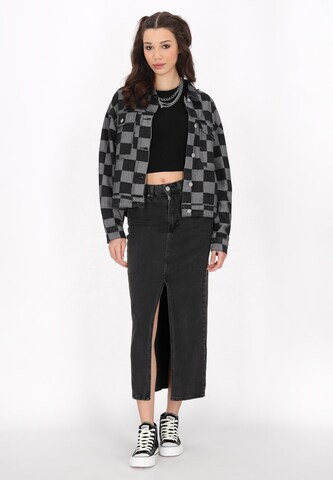 myMo ROCKS Between-season jacket 'Rock' in Black