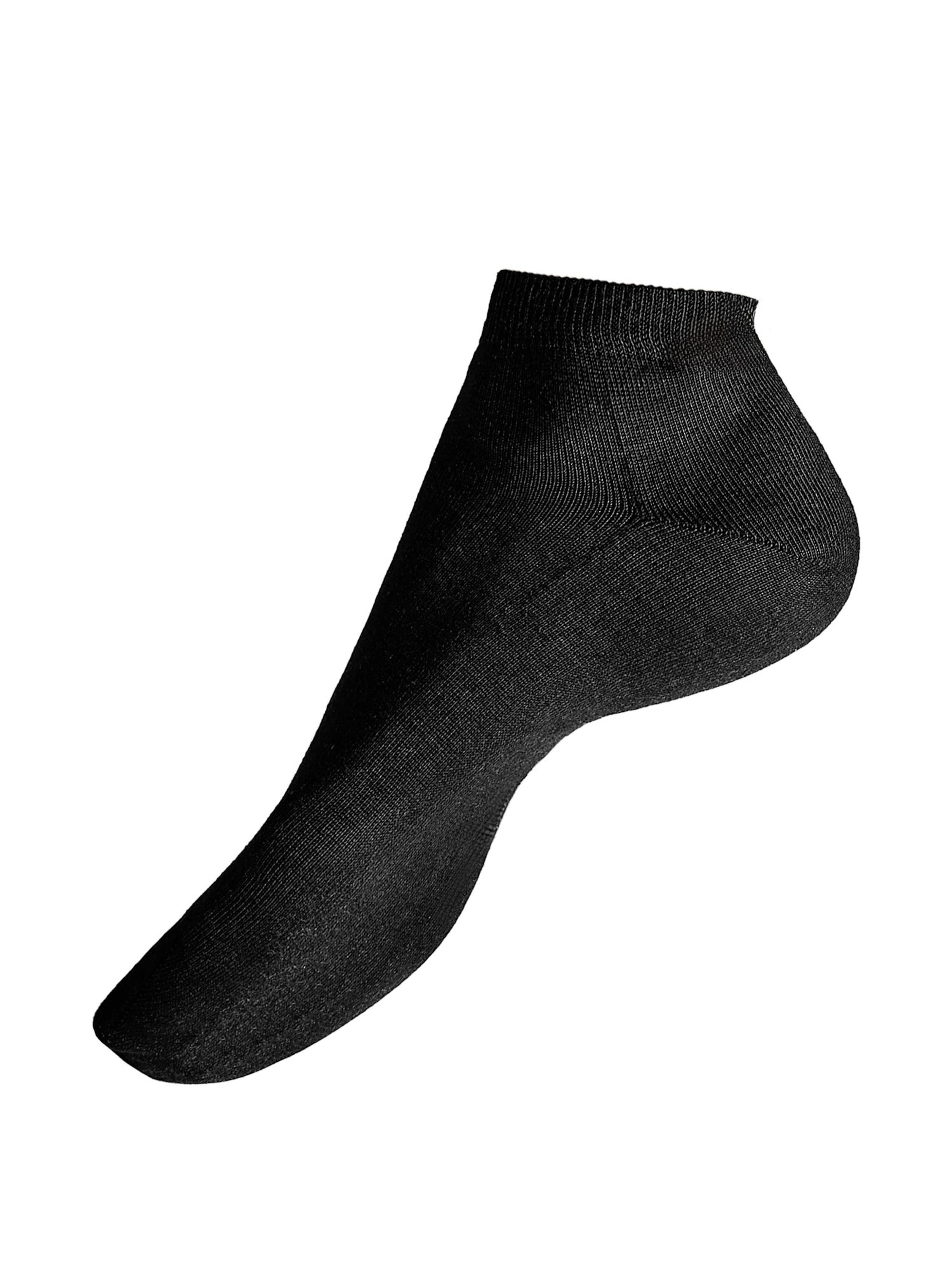 KUNERT Füßlinge 'Liz' in Schwarz: Vorderseite