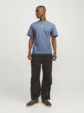Tricou 'JCOBeech' de la JACK & JONES pe albastru