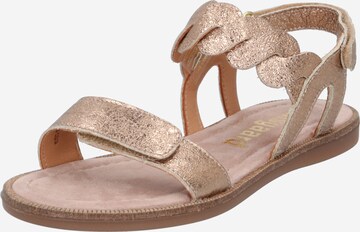 BISGAARD Sandale  'cille' in Gold: front