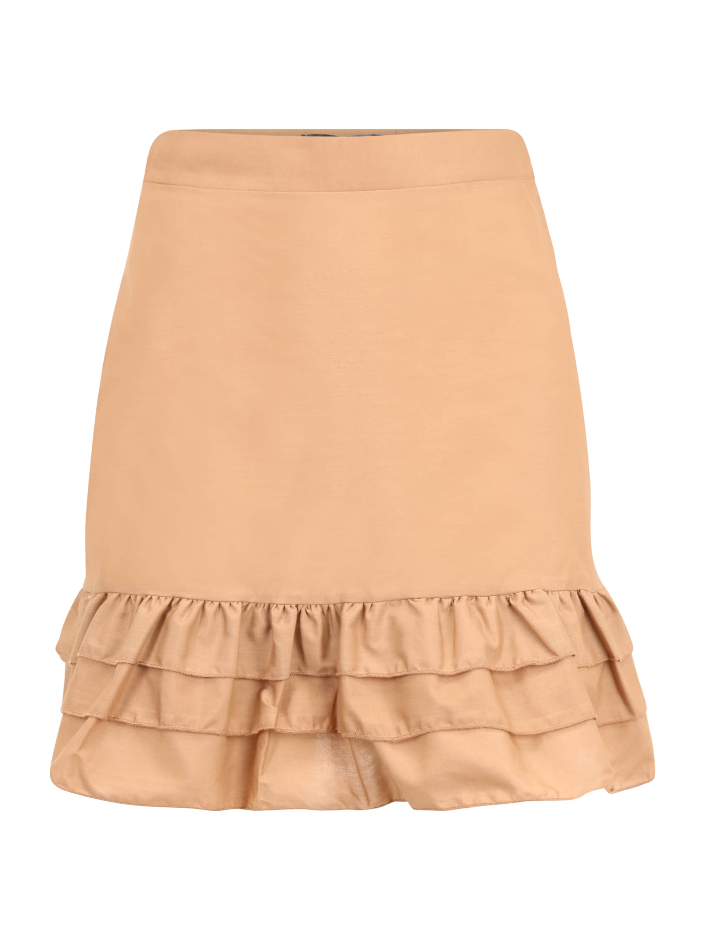 Missguided Tall Skirt in Beige: front