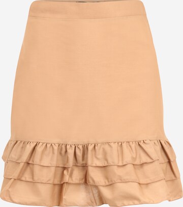 Missguided Tall Rok in Beige: voorkant