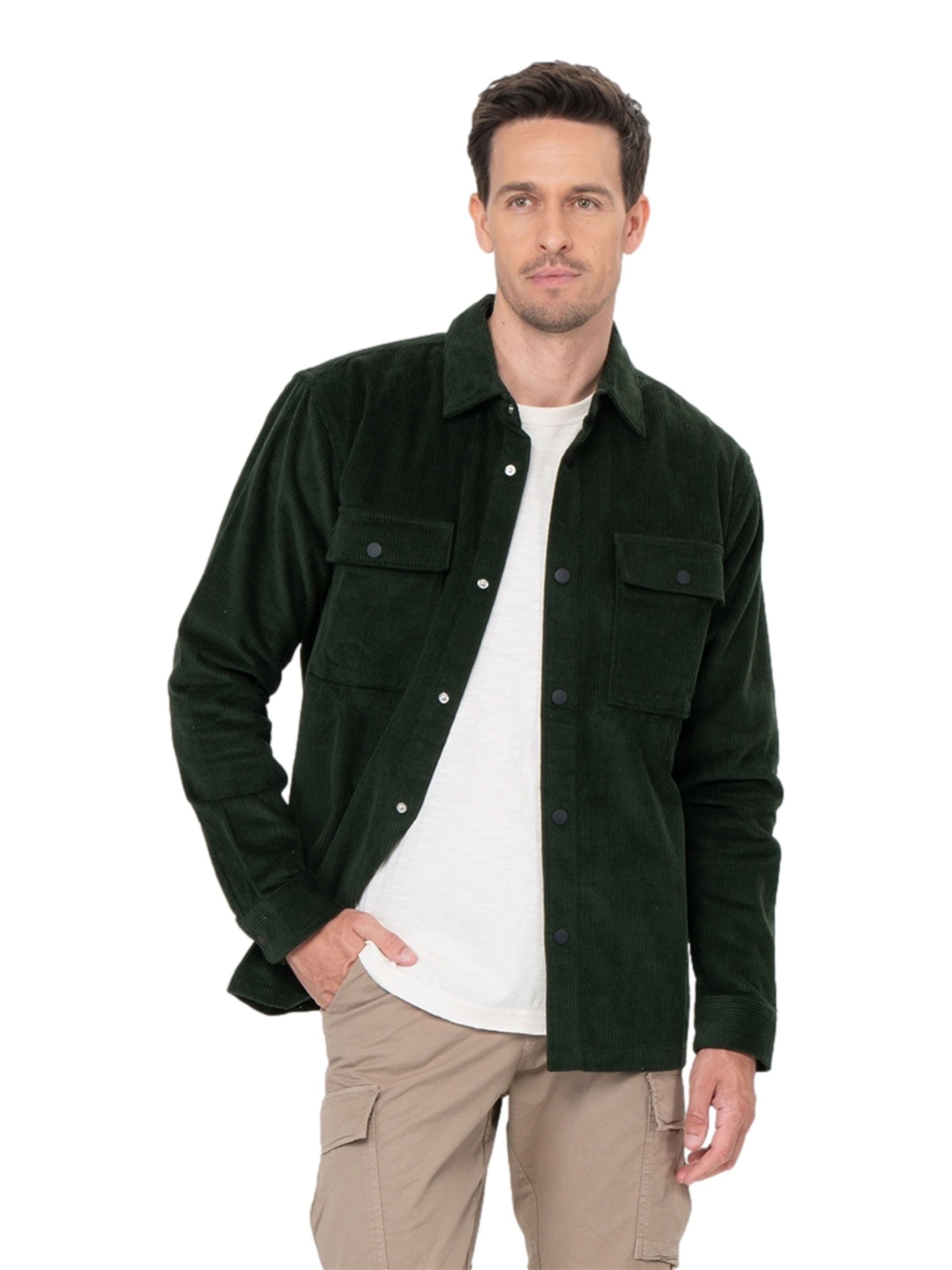 Key Largo Jacke 'Monza' in Grün: Vorderseite