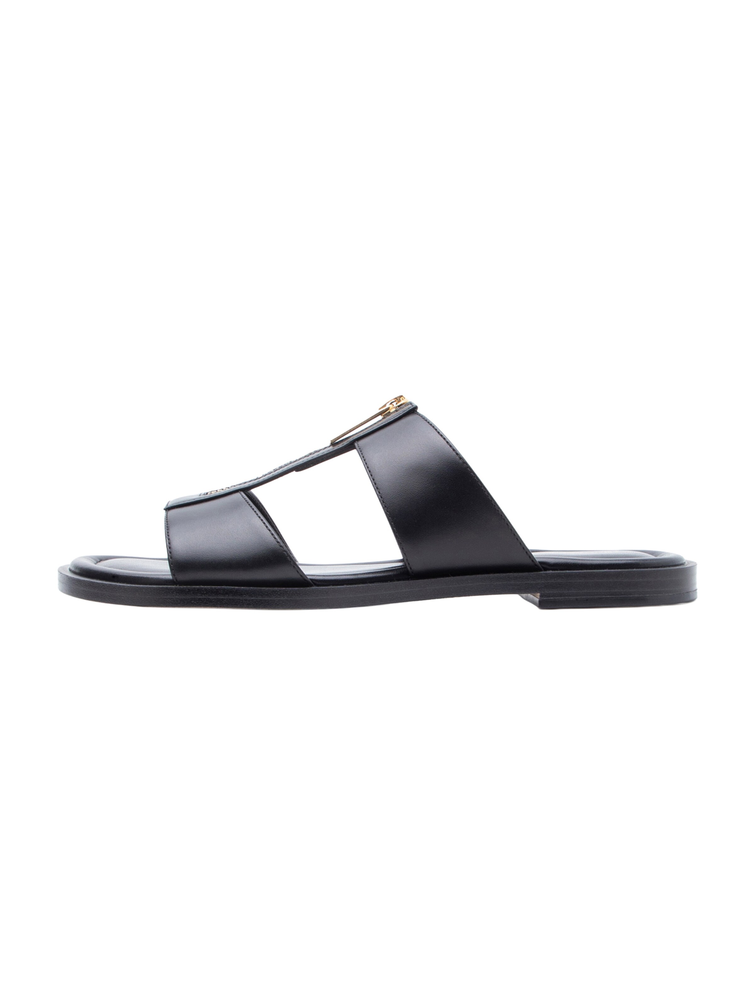 juoda MICHAEL Michael Kors Šlepetės 'BERKLEY': priekis