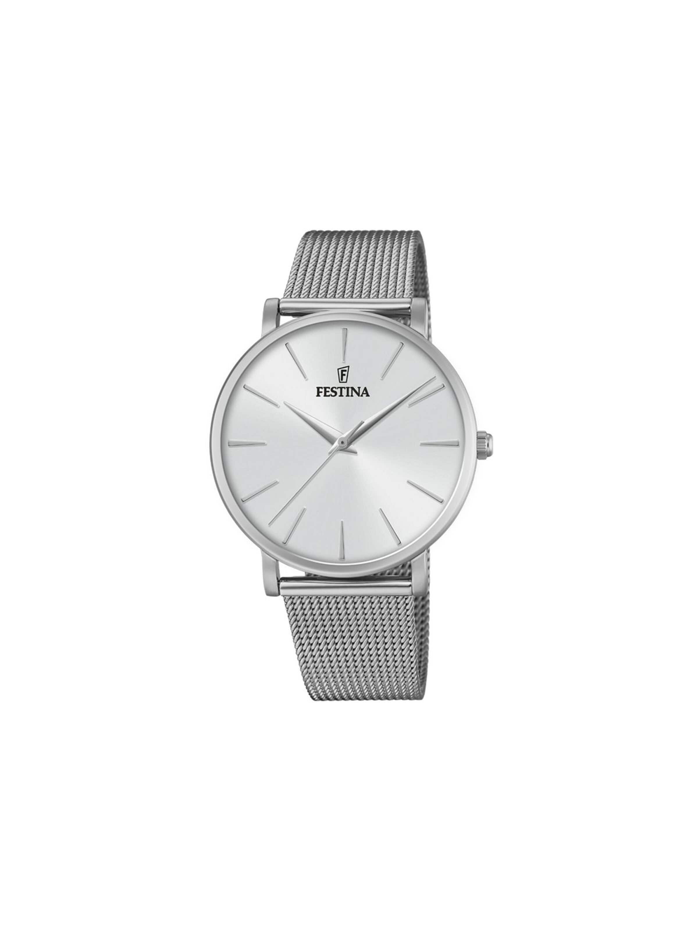 Montre à affichage analogique FESTINA en blanc : devant