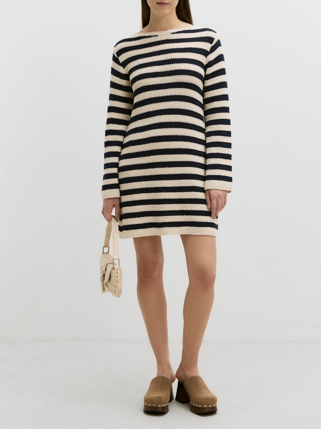 EDITED Produits Robes en maille 'Benita' noir