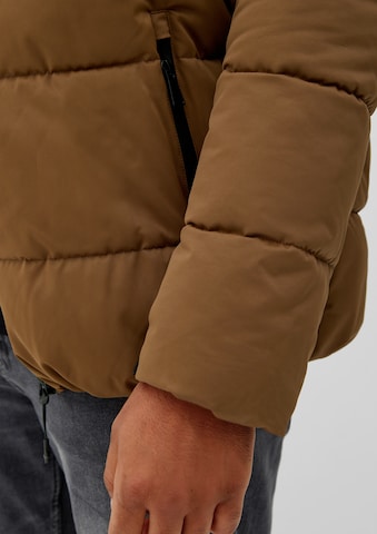 s.Oliver Men Big Sizes Winter Jacket in Brown