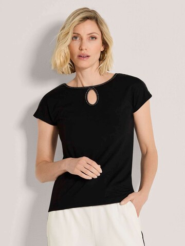 T-shirt MADELEINE en noir : devant