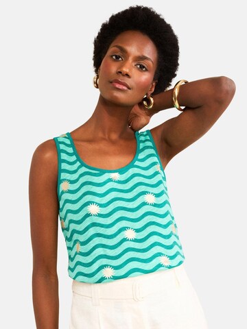 Haut love & roses en vert : devant