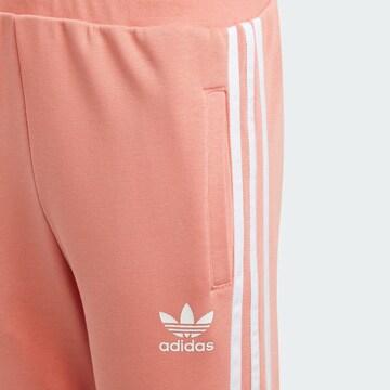 ADIDAS ORIGINALS Tapered Trousers 'Trefoil' in Orange