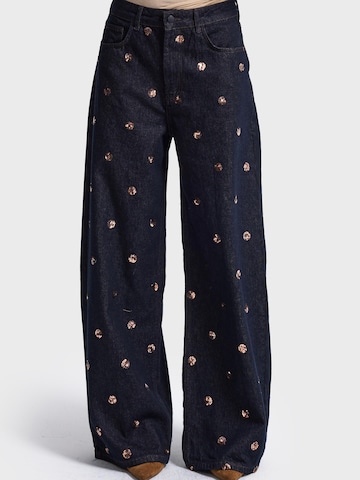 IT'S BASIC - Ropa ancha Vaquero 'MEGA BAGGY MID RISE JEANS' en azul: frente