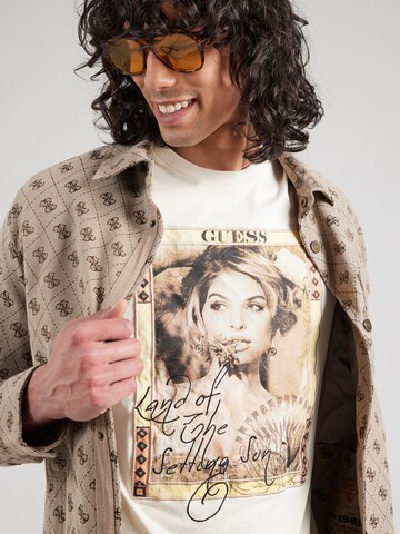 GUESS Originals Футболка 'SUN GIRL' в Бежевый