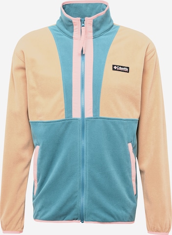 COLUMBIA Funktionele fleece-jas in Bruin: voorkant